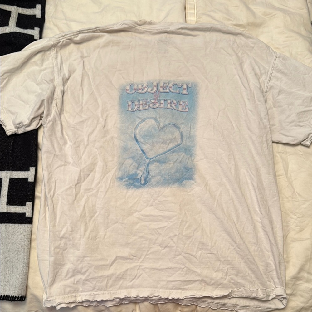 Boys Lie White Short Sleeve Tee with Blue Graphic - Picture 2 of 6